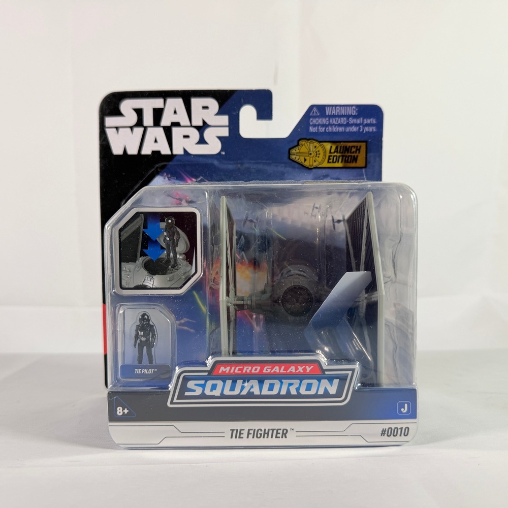 Star Wars Micro Galaxy Squadron TIE Fighter Launch Edition 0010 Jazwares Figure